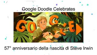 Steve Irwin  57° anniversario della nascita di Steve Irwin [upl. by Annekcm]