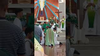 Canonical Installation Rev Fr Cesar Echegaray St John Nepomucene Parish Tangalan Aklan 10202024 [upl. by Ahseinad]