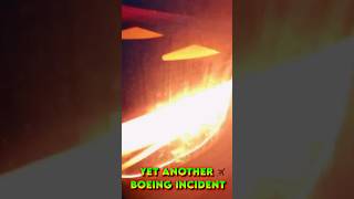 New Boeing incident engine fire or compressor stalls shorts Boeing [upl. by Nakashima808]