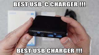 Anker PowerPort Atom III 65W GaN 4Port Slim Fast Wall Charger Review [upl. by Annoek891]