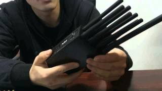 4G Cell Phone Jammer Lojack jammer adjustable portable jammer [upl. by Hodess686]