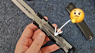 How does an OTF DA Switchblade work switchblade microtech knifeskills knife [upl. by Allemrac]