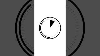 10 seconds timer clock countdown vertical white black screen 🕒️ [upl. by Ladd]