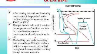 MEM Lecture No32TOPIC 604 Tempering Martempering amp Austempering [upl. by Marola]