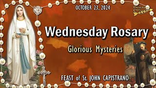 WEDNESDAY Rosary🌹St JOHN CAPISTRANO Feast Glorious Mysteries OCTOBER 23 2024 Falling Leaves [upl. by Grieve]