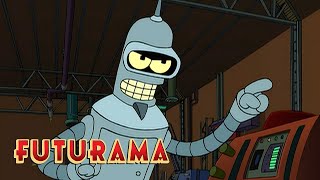 FUTURAMA  Season 3 Episode 6 Life Of A Bender  SYFY [upl. by Garihc]