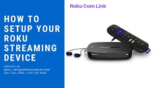 Setup Your Roku Streaming Device  Roku Com Link [upl. by Christan]