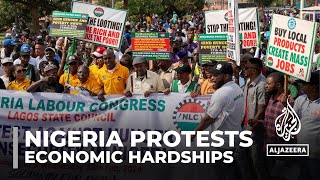 Nigeria protests Calls for 10 day protests over rising cost of living [upl. by Kathie]