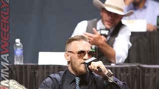 Conor McGregor blasts Cowboy Cerrone and RDA for quotStuck in the mud divisionquot [upl. by Harbison693]