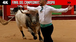 VALENCIA ▪ FINAL DEL CAMPEONATO DE EUROPA DE RECORTE LIBRE CON TOROS 2021 [upl. by Nosnar]