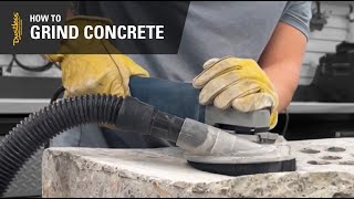 How to Grind Concrete with an Angle Grinder  Dustless Technologies [upl. by Jarrid]