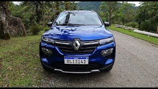 Renault Kwid Outsider 2023 faz 21kml na estrada ESQUEÇA FIAT MOBI TREKKING 2023 [upl. by Terryn]