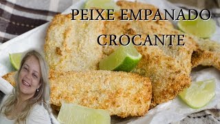 RECEITA DELICIOSA DE PEIXE EMPANADO [upl. by Ahsilet]