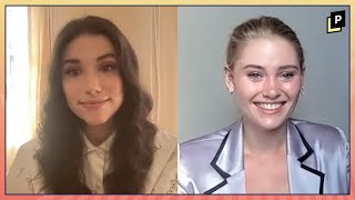 Grace Caroline Currey and Virginia Gardner Talk Fall [upl. by Akener]