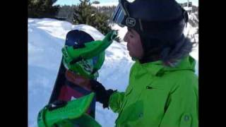 Test snowboard BATALEON Goliath 2010 par freerideattitude [upl. by Leffen200]