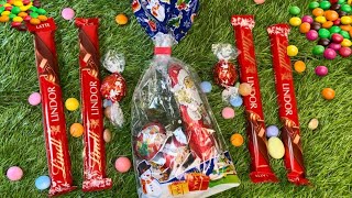 ASMR Christmas Magic Lindt Chocolate Smarties and Festive Holiday Treatsquot [upl. by Laitselec]