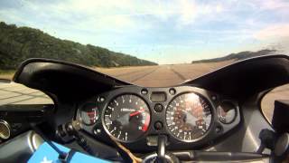 200mph Suzuki Hayabusa  Terminal Speed Run [upl. by Markiv987]