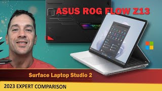 Surface Laptop Studio 2 vs ROG Flow Z13 The Ultimate Showdown for Creatives and Gamers [upl. by Samtsirhc368]