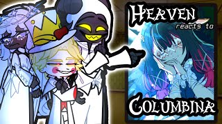 Hazbin Hotel Heaven reacts to Columbina as Lucifer new wife 🛎️Gacha 2 Hazbin Hotel Prime reacts to [upl. by Zondra]