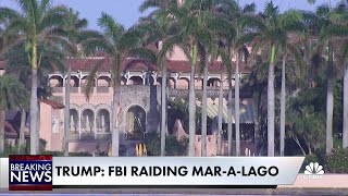 MarALago raided by FBI agents according to Trump [upl. by Itsuj458]