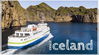 Iceland  Ferry to Vestmannaeyjar Westman Islands [upl. by Chavaree]