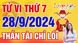 Tử Vi Hàng Ngày 2892024 Thứ 7 Báo Tin Con Giáp Thần Tài Chỉ Lối Tiền Bạc Tăng Vọt [upl. by Aikkan943]