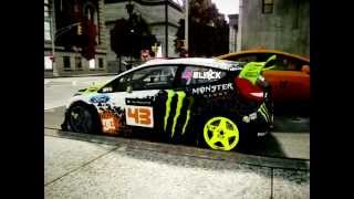 GTA IV Ken Block 2012 Ford Fiesta HFHVGymkhana 5 version [upl. by Chassin351]