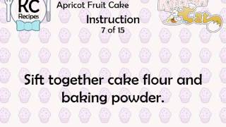 Apricot Fruit Cake  Kitchen Cat [upl. by Atterol91]