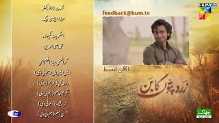 Zard Patton Ka Bunn  Episode 22 Teaser CC  02 Oct 24  HUM TV  Sherry Studio Review [upl. by Aiciram]