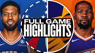 76ERS at SUNS  FULL GAME HIGHLIGHTS  November 4 2024 [upl. by Natsirhc]