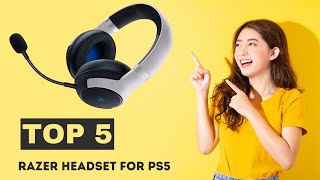 Top 5 Razer Headset For PS5 2024  Razer Gaming Headset For Playstation 5 [upl. by Keeryt926]