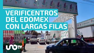 Largas filas en verificentros del Edomex a horas de finalizar plazo hay escasez de hologramas [upl. by Maltz]