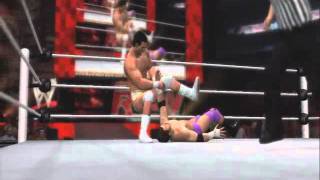 WWE 12  Alberto Del Rio Signature amp Finishing Moves StepUp EnzuigiriArmbar [upl. by Tildi836]