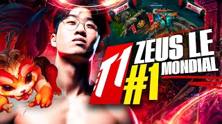 T1 ZEUS  LE 1 MONDIAL JOUE LE PIRE SKILL MATCH UP DE GNAR EN PRO  T1 vs NS [upl. by Eric]