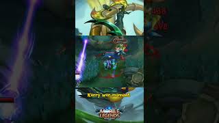 Karry war moment mlbb mlbbcreatorcamp shorts [upl. by Devon131]