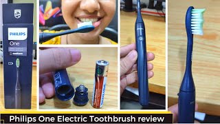 Philips One Electric Toothbrush by Sonicare No 1 Dentist Recommended Sonic Toothbrush detail review [upl. by Aicat]