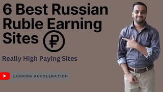 6 Best Russian Ruble Earning Sites Earn Money Doing Simple Tasks Online [upl. by Asle733]