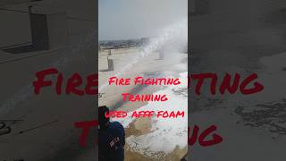 Fire Fighting Training Used AFFF Foam shortsfeed shortvideo viralshorts shorts trandinghsefire [upl. by Merrie]