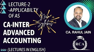 CAInter  Class 2  Advanced Accounting by CA Rahul Jain  in English [upl. by Booth]