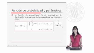 Distribución binomial   UPV [upl. by Bekelja]