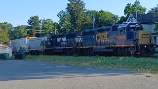 CSAO WPMI61 Northbound Through FranklinvilleNJ With CSXT 4403 amp NS 5802 [upl. by Lauro]