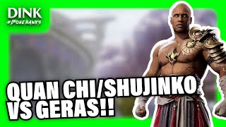 Top Tier Geras Player Match Up Knowledge is Insane  Quan chi Shujinko Kombat League Matches [upl. by Peterson]