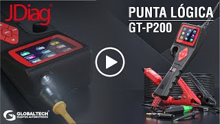 TUTORIAL DE USO PUNTA LÓGICA AUTOMOTRIZ INTELIGENTE JDIAG GTP200 [upl. by Atirres]