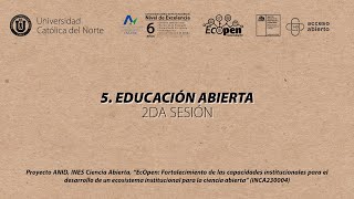 Educación abierta  REA 2da sesión [upl. by Lleirbag]