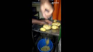 preparing chips potatoes [upl. by Jeremiah]