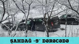 şahdağda 2 gün dayanmadan yağan qar  2123 yanvar 2024də şahdağa getdim  9° yağan qarın fəsadları [upl. by Nyltiac]