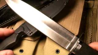 Spyderco Fred Perrin amp Cold Steel Tai Pan combat knives [upl. by Daus]