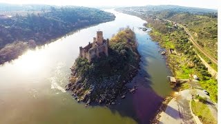 Almourol Castle aerial view [upl. by Faxun]