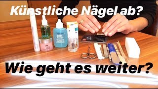 Künstliche NÄGEL ab  wie pflege ich KAPUTTE NÄGEL 👌beste Regeneration PRODUKTE  Natali Nordbeauty [upl. by Mendelson]