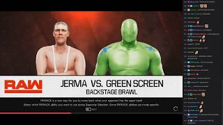 Jermania 2018 Chat Replay  Green Screen vs Jerma Jex Sandler Backstage 1on1 [upl. by Harve]